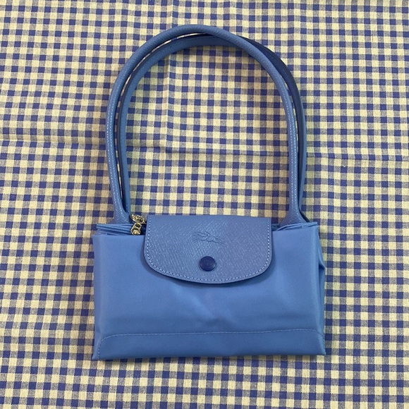 Longchamp Le Pliage Candy Blue Foldable Shoulder Bag - Picture 9 of 10